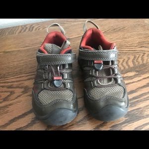 Boys Keen shoes (great for hiking)